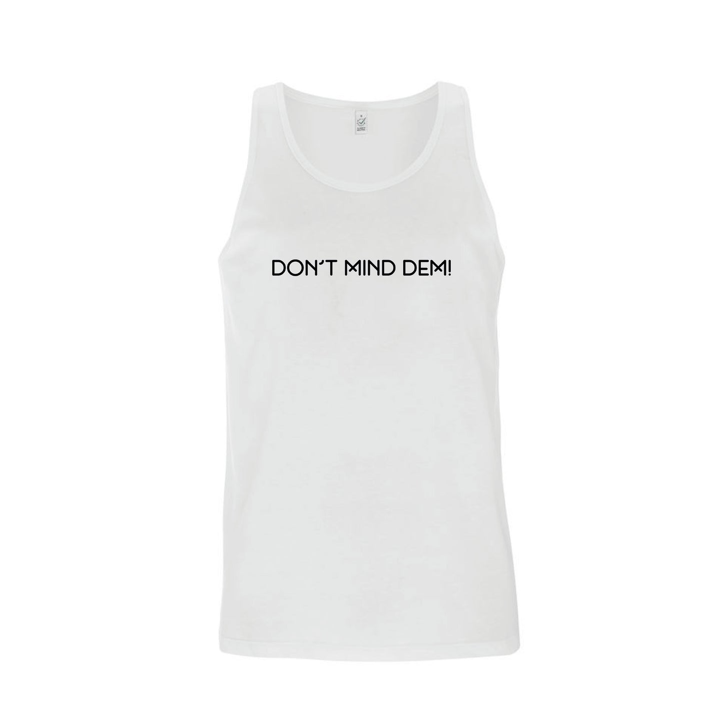 Don't Mind Dem - White Men's Vest