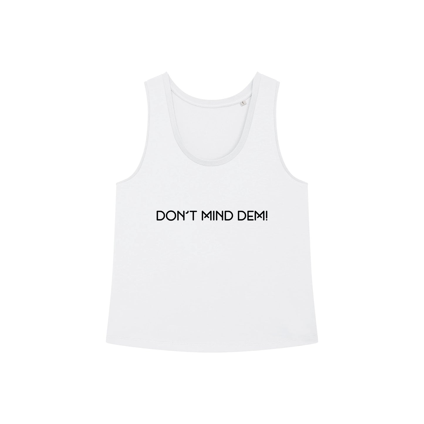 Don't Mind Dem - White Women's Vest